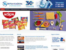 Tablet Screenshot of dipamgaucha.com.br